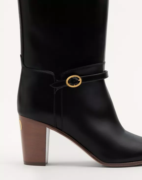 Valentino Pattie Calfskin Boot 75Mm - Image 3